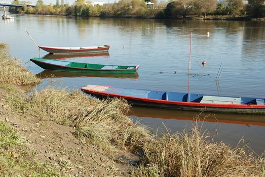 boat on a river