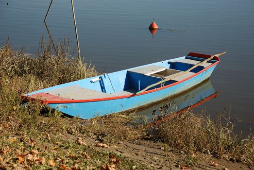 boat on a river