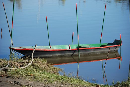 boat on a river