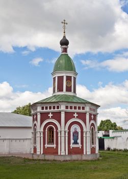 Sanctification of waters Chapel in the Spassky Monastery, Murom, Russia
