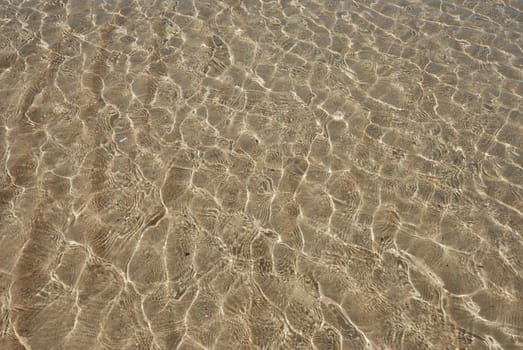 Sand with mark 