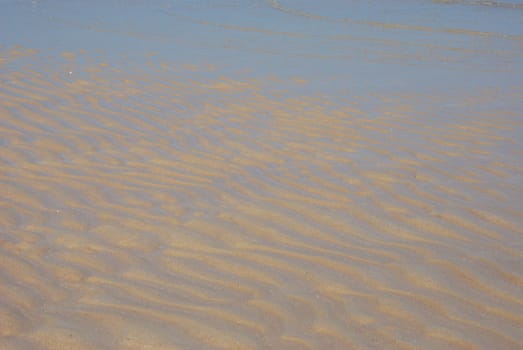 Sand with mark 