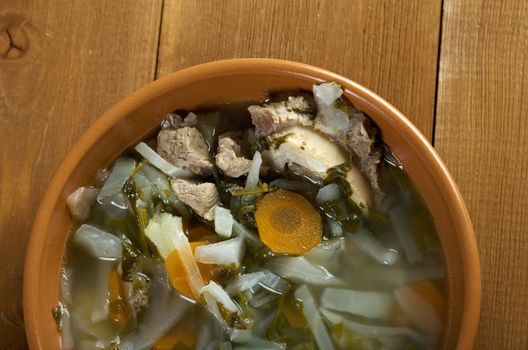  Russian national cabbage soup - Green sorrel   stchi