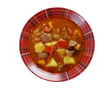 Traditional Bulgarian soup chorba.shurpa soup