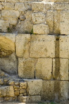 Ruins of an ancient Caesaria. Israel.