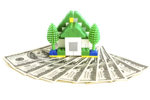 Money for house, investment concept