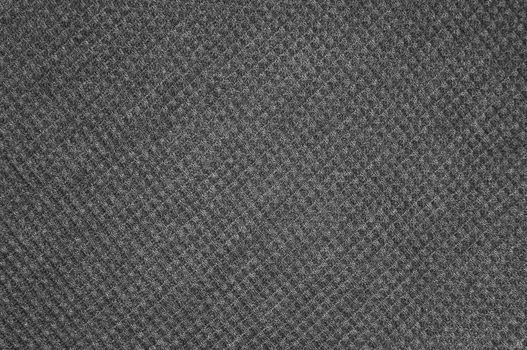 Grey textured fabric close up abstract background