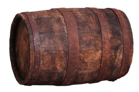 old wine barrel