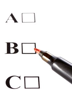 Multiple Choice,ABC,Four options