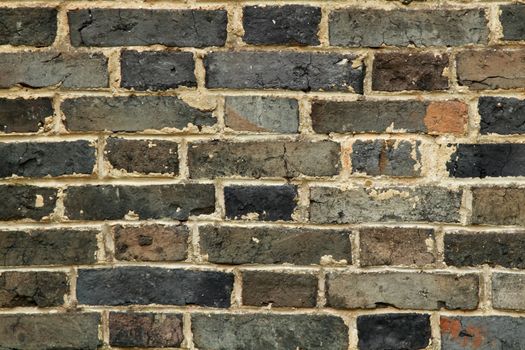 Gray brick wall for backgrounds or wallpaper