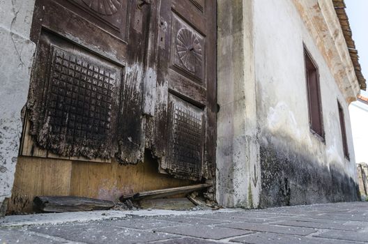 Old house with wall capillary suction problem.