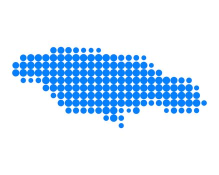 Map of Jamaica