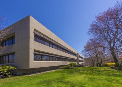 Commercial office building in the suburbs