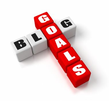 Blog Goals crosswords. Part of a business concepts series.