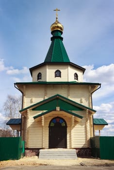 The new church had just been built in the village