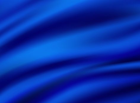 Beautiful Blue Satin Fabric for Drapery Abstract Background