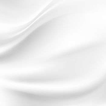 White Silk Fabric for Drapery Abstract Background