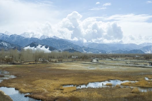 a lake in Leh, India