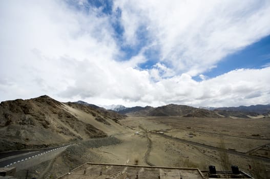 view of Leh, India