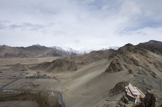 view of Leh, India
