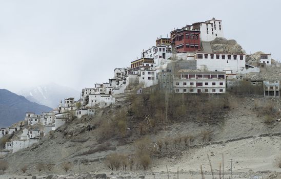 Thiksey monastery in Leh, India