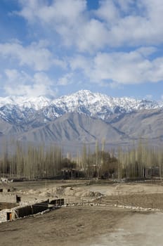 landscape view of Leh, India