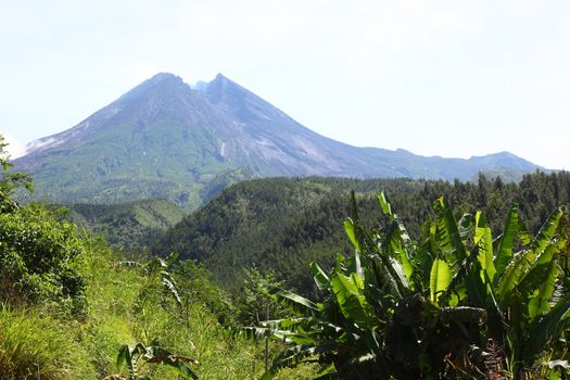 Mount Merapi is still active and always visited by mountaineers every Saturday and Sunday