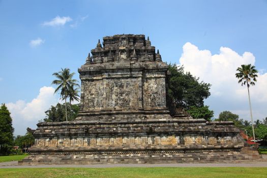 Mendut temple in Magelang, Central Java, Borobudur temple adjacent to the place of Religious Worship Buddhist