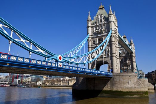 The magnificent Tower Bridge in London.