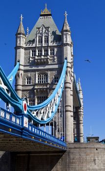 The magnificent Tower Bridge in London.