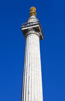 The Monument to the 1666 Great Fire of London.