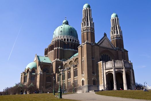 The Basilica of the Sacred Heart in Brussels.