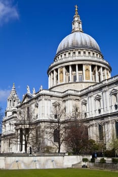 The magnificent St. Paul's Cathedral in London.
