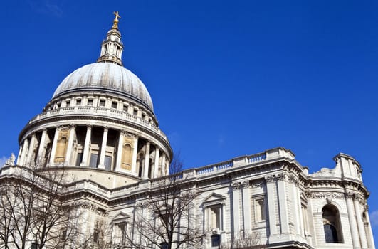 The magnificent St. Paul's Cathedral in London.