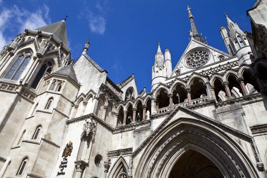 The Royal Courts of Justice in London.