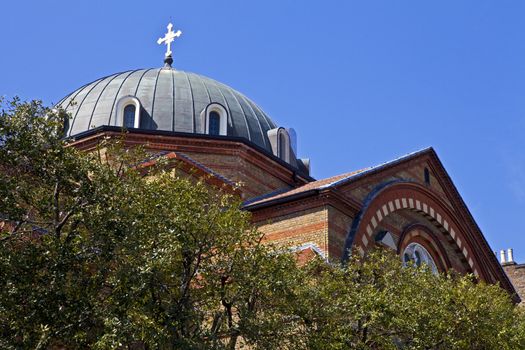 The impressive Greek Cathedral of St. Sophia in London.