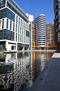 Paddington Basin in London.