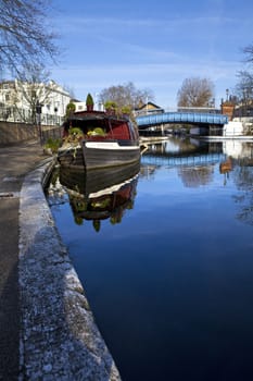 Little Venice -situated along the Regents Canal in London.