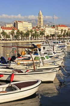 City harbor, Split, Croatia