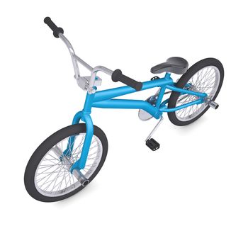 BMX bike. Isolated render on a white background