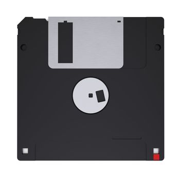 Floppy disk. Isolated render on a white background