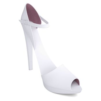Women's shoes. Isolated render on a white background