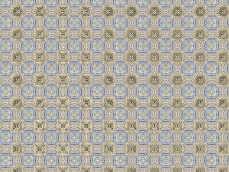 Vintage shabby background with classy patterns. Geometric or floral pattern on paper texture in grunge style.