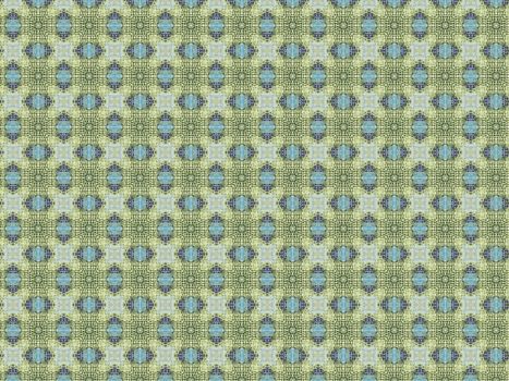 Vintage shabby background with classy patterns. Geometric or floral pattern on paper texture in grunge style.