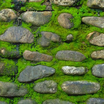 Texture of old stone wall