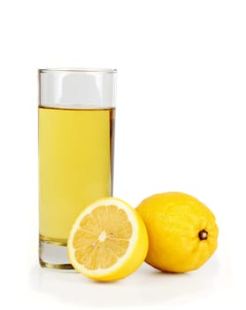 A glass of lemon juice