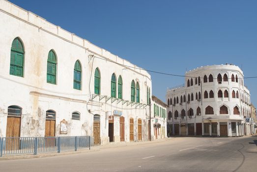 massawa street in eritrea