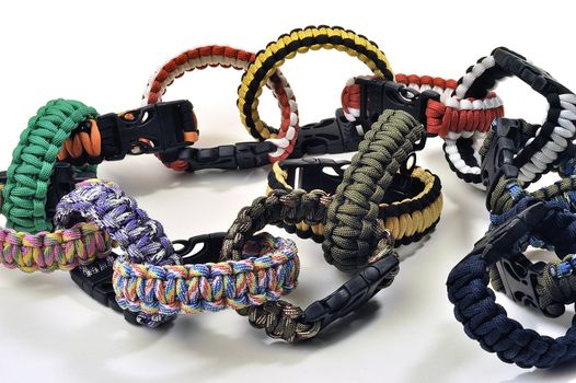 bracelets of survival offering a useful reserve of cord for the adventure