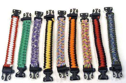 bracelets of survival offering a useful reserve of cord for the adventure