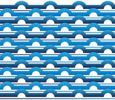 background or texture of waves on the water surface